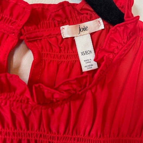 Joie Cayenne Red Blouse - Picture 3 of 7